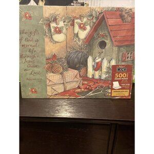 Jigsaw Puzzle Handmade  New Lang 500 Piece With Easel